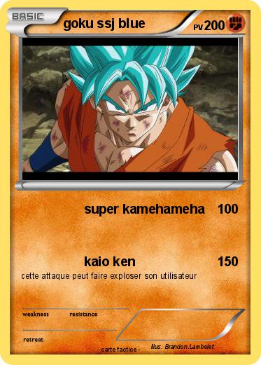 Pokemon goku ssj blue