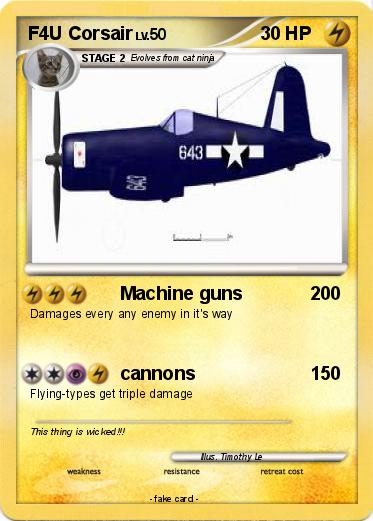 Pokemon F4U Corsair