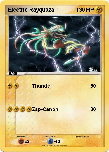 Pokemon Electric Rayquaza