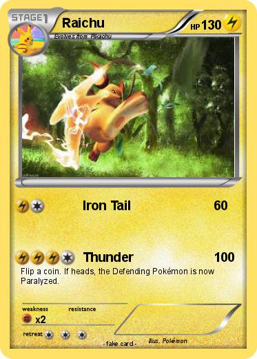 Pokemon Raichu