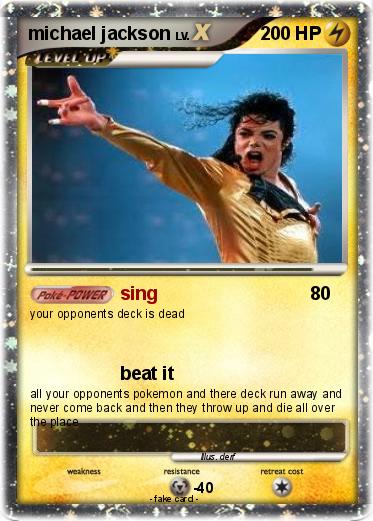 Pokemon michael jackson