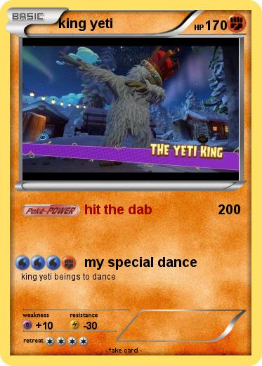 Pokemon king yeti