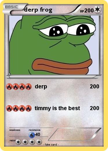 Pokemon derp frog