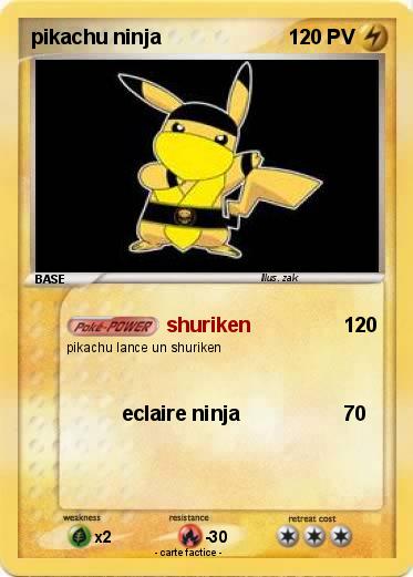 Pokemon pikachu ninja