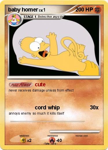 Pokemon baby homer