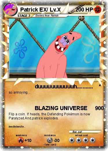 Pokemon Patrick EX/ Lv.X