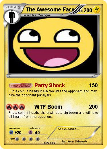Pokemon The Awesome Face