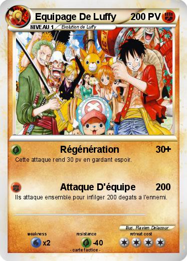 Pokemon Equipage De Luffy