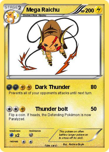 Pokemon Mega Raichu