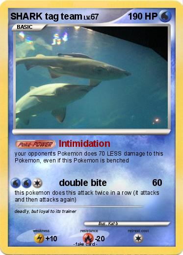 Pokemon SHARK tag team