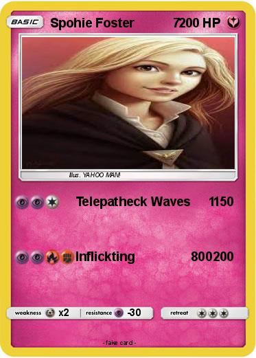 Pokemon Spohie Foster           7