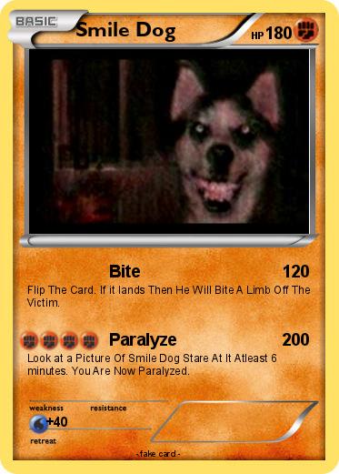 Pokemon Smile Dog