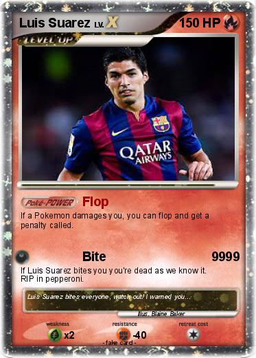 Pokemon Luis Suarez