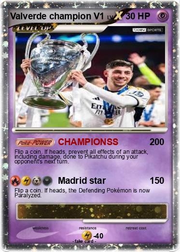 Pokemon Valverde champion V1