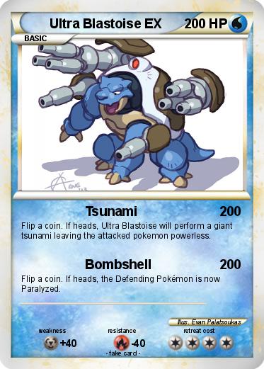 Pokemon Ultra Blastoise EX