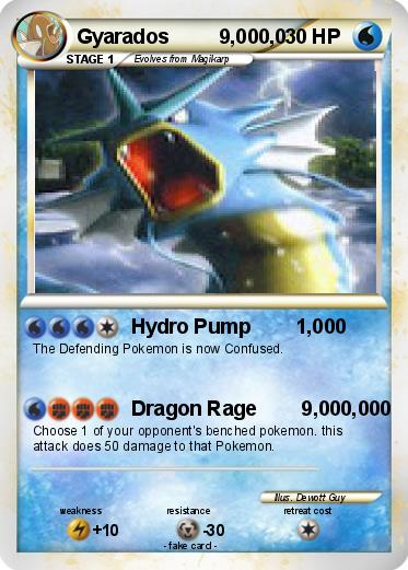Pokemon Gyarados         9,000,0