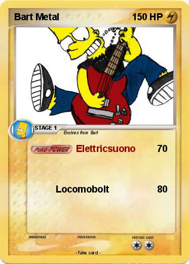 Pokemon Bart Metal