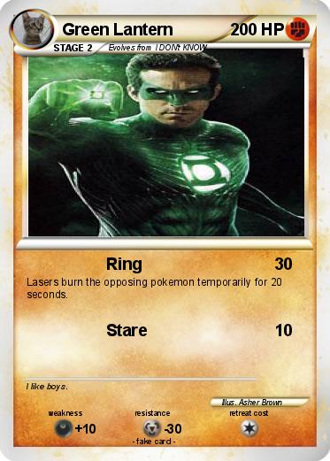 Pokemon Green Lantern