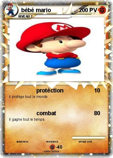 Pokemon bébé mario