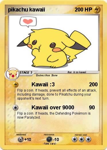 Pokemon pikachu kawaii