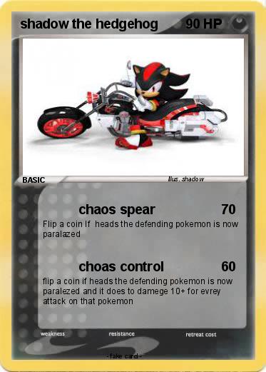 Pokemon shadow the hedgehog