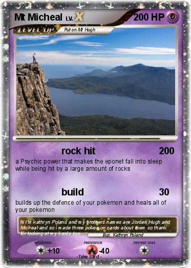 Pokemon Mt Micheal