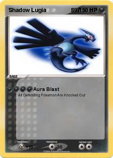 Pokemon Shadow Lugia                897                     