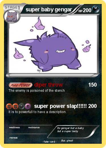 Pokemon super baby gengar