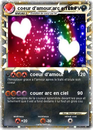 Pokemon coeur d'amour,arc en ciel