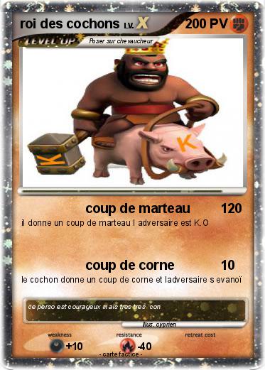Pokemon roi des cochons