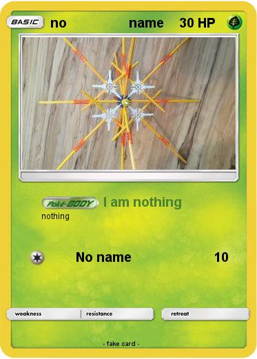 Pokemon no                  name