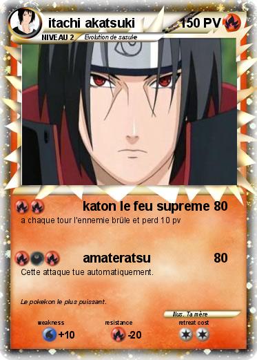 Pokemon itachi akatsuki