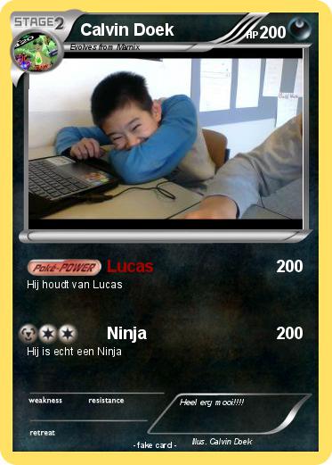 Pokemon Calvin Doek