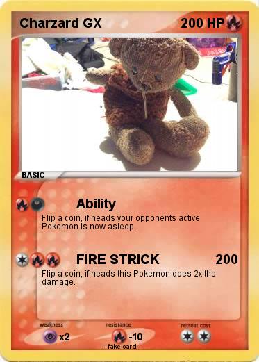 Pokemon Charzard GX