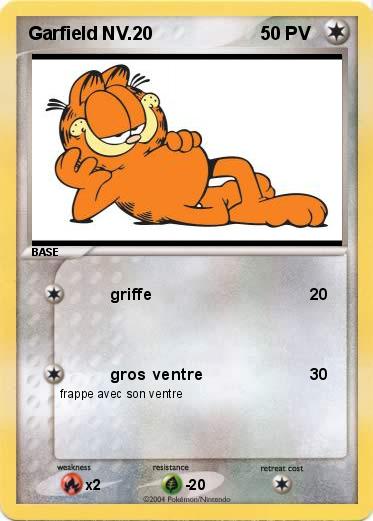 Pokemon Garfield NV.20