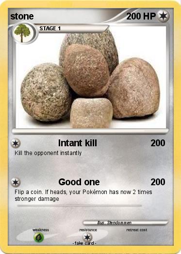 Pokemon stone