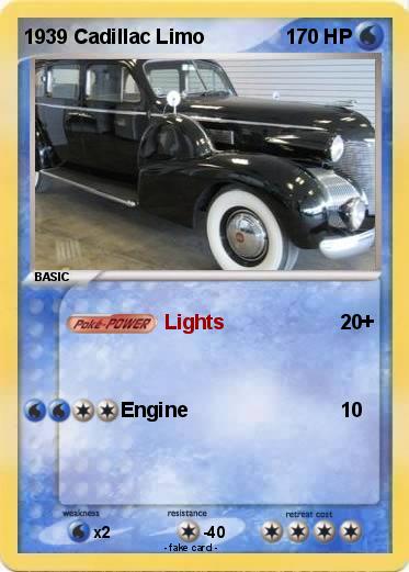 Pokemon 1939 Cadillac Limo