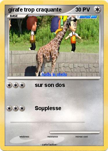 Pokemon girafe trop craquante