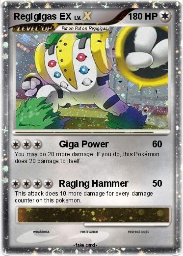 Pokemon Regigigas EX