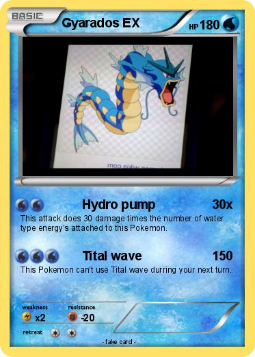 Pokemon Gyarados EX