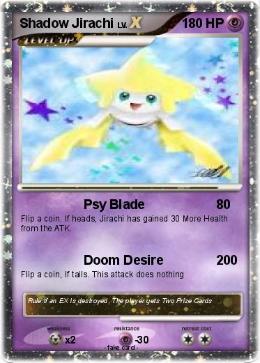 Pokemon Shadow Jirachi