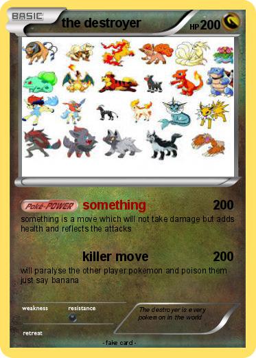 Pokemon the destroyer