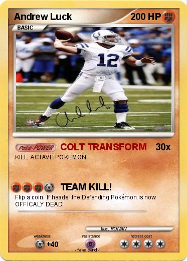 Pokemon Andrew Luck