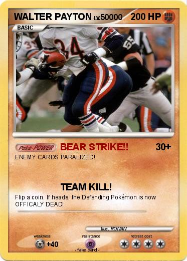 Pokemon WALTER PAYTON