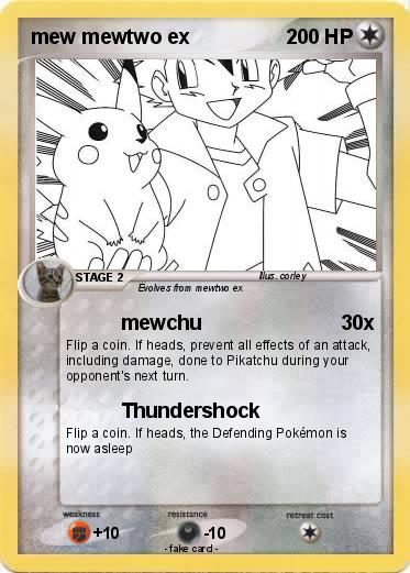 Pokemon mew mewtwo ex