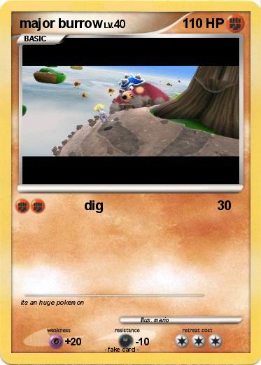 Pokemon major burrow