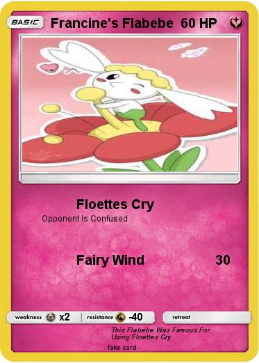 Pokemon Francine's Flabebe