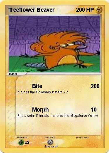 Pokemon Treeflower Beaver