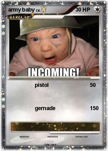 Pokemon army baby