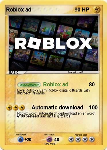 Pokemon Roblox ad